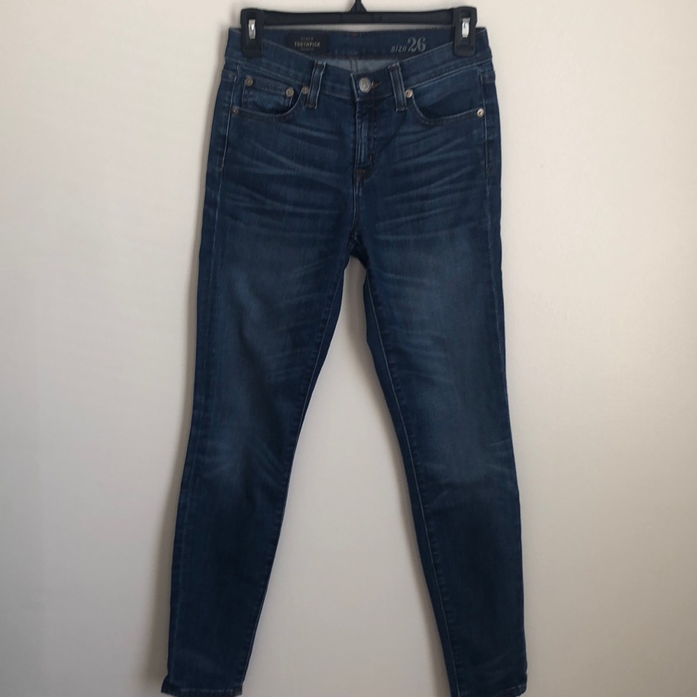 Jcrew toothpick jeans 26 - Picture 4 of 9